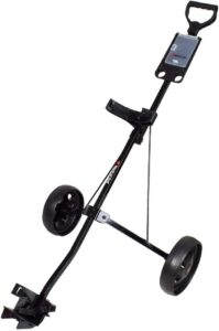 JEF WORLD OF GOLF Deluxe Steel Push Cart