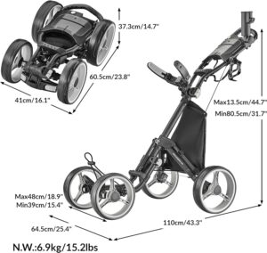 CaddyTek Explorer V8 - SuperLite 4 Wheel