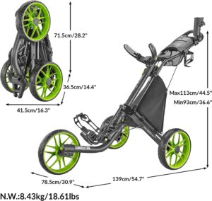 CaddyTek 3 Wheel